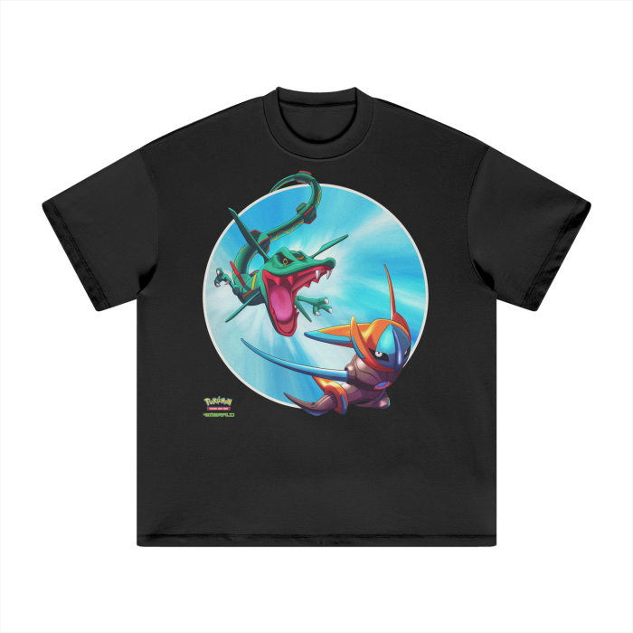 Deoxys/Rayquaza EX Emerald Inspired - Heavyweight Earth Tone FOG T-Shirt - 305gsm