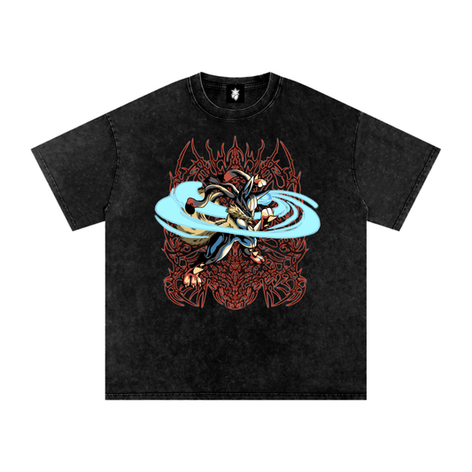 Luca - Snow Wash Oversize T-Shirt - 250gsm