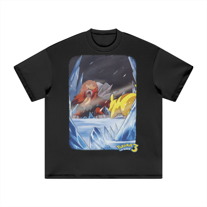 Pokemon The Movie 3 Inspired - Heavyweight Earth Tone FOG T-Shirt - 305gsm