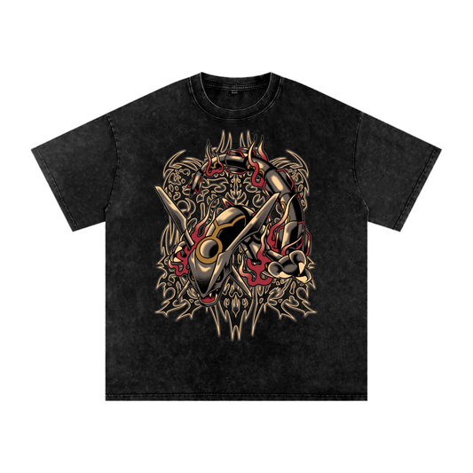 Ray - Snow Wash Oversize T-Shirt - 250gsm