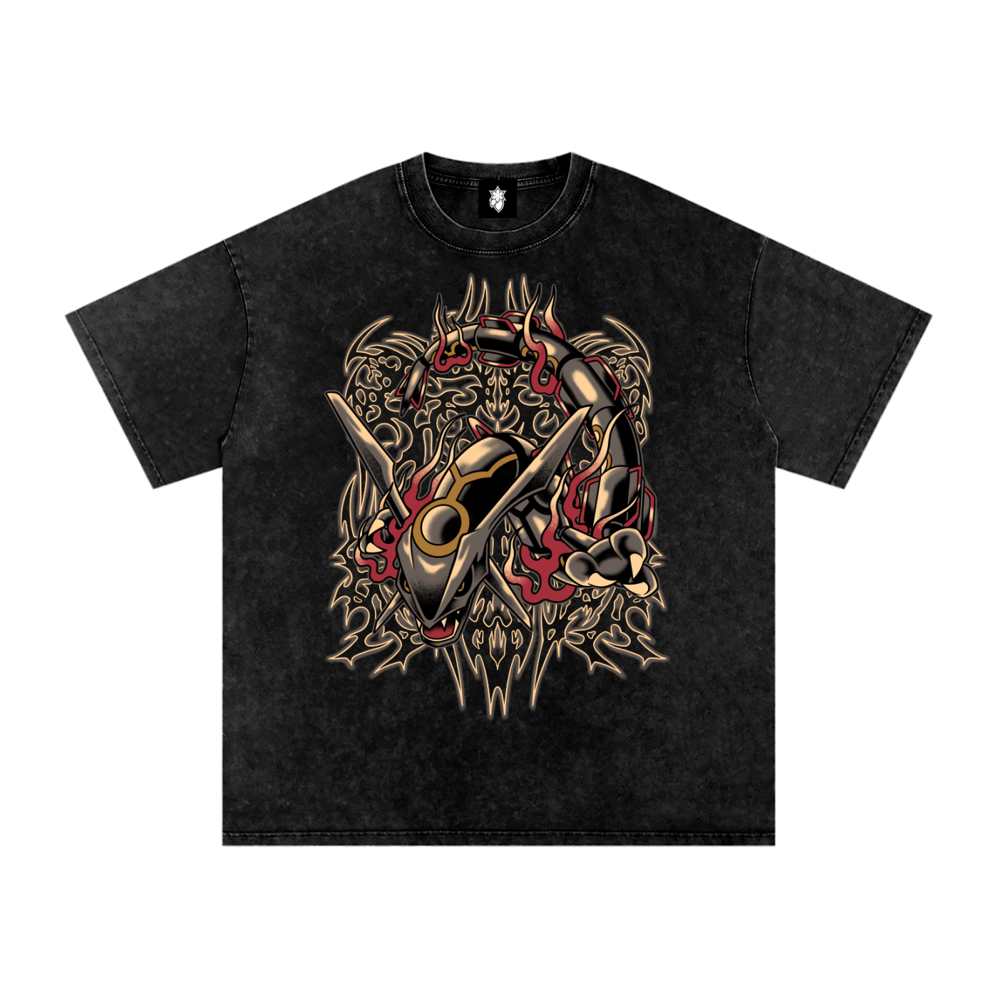 Ray - Snow Wash Oversize T-Shirt - 250gsm